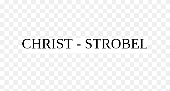 Christian - 1st of 4 in series: FOR KIDS STROBEL